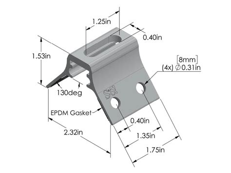 rib bracket metal roof attachment